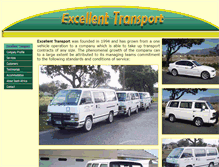 Tablet Screenshot of excellenttransport.co.za