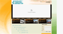 Desktop Screenshot of excellenttransport.in